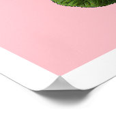 Roze Rozen van thee Poster (Hoek)