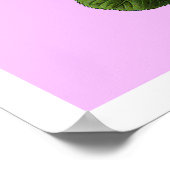 Roze Rozen van thee Poster (Hoek)