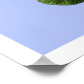 Roze Rozen van thee Poster (Hoek)