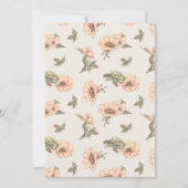 Roze Rozen Verrassing Bloemen 70ste Verjaardag Kaart (Achterkant)