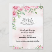 Roze Rozen & Verse Save The Date (Voorkant)