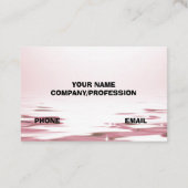 ROZE ROZEN VISITEKAARTJE (Achterkant)