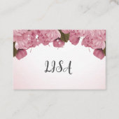 ROZE ROZEN VISITEKAARTJE (Voorkant)