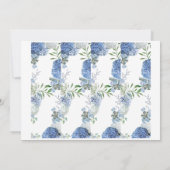 Roze Rozen Vlinders Begrafenis Bladwijzer Kaart (Achterkant)