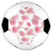 Roze rozen voetbal
