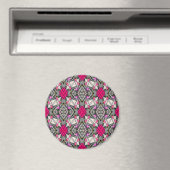 Roze rozen voor jou... magneet (Insitu (Vaatwasser))