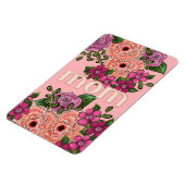 Roze rozen voor mama flexibele fotomagneet magneet (Linkerzijde)