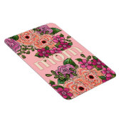 Roze rozen voor mama flexibele fotomagneet magneet (Rechterzijde)