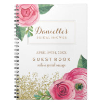  roze rozen Vrijgezellenfeest gastboek