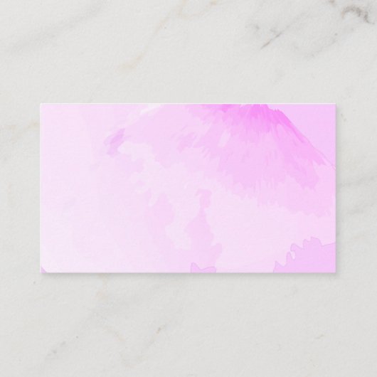 Roze Rozen Watercolor Cadeau Registratie Informatiekaartje (Achterkant)