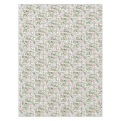 Roze rozen -  Waterverf Floral Tafelkleed (Voorkant)