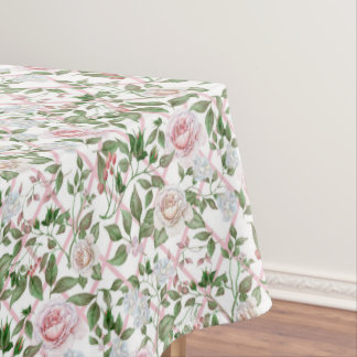 Roze rozen -  Waterverf Floral Tafelkleed