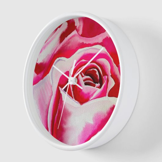 Roze rozen waterverf kunst (Hoek)