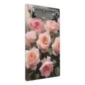  roze rozen waterverf schilderij mini klembord (Schuin)