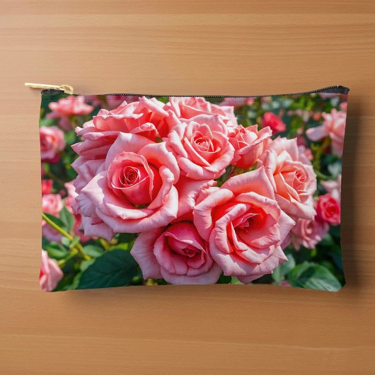 Roze Rozen Zakje Etui