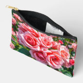 Roze Rozen Zakje Etui (Open)