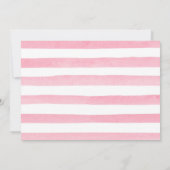 Roze Rozen Zomer Bloemen Bruiloft Save The Date (Achterkant)
