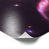 Roze rozenbijlen foto afdruk (Hoek)