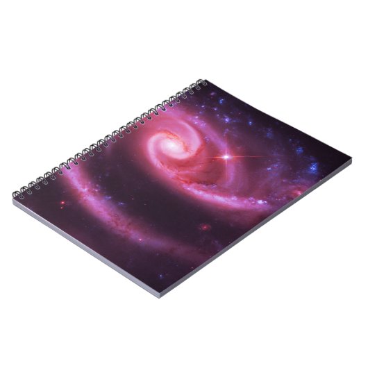 Roze rozenbijlen notitieboek (Linkerzijde)