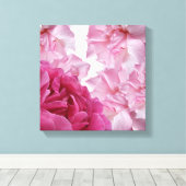  roze rozenblaadje abstract bloemig stijlvolle kun canvas afdruk (Insitu (Houten vloer))