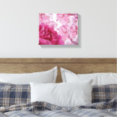 roze rozenblaadje abstracte bloemenmoderne kunst canvas afdruk (Insitu (Slaapkamer))