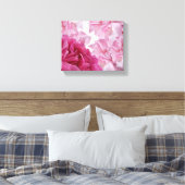  roze rozenblaadje abstracte bloemenmoderne kunst canvas afdruk (Insitu (Slaapkamer))