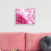  roze rozenblaadje abstracte bloemenmoderne kunst canvas afdruk (Insitu (Woonkamer))