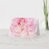  Roze Rozenblaadjes Abstract Art Note Kaart (Voorkant)