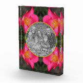 Roze rozenblaadjes Lijst Creëer Uw Eigen Fotoblokken (Rechts)