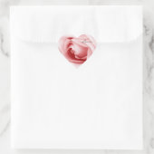 Roze rozenblaadjes - Love Hart Sticker (Tas)