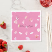 Roze rozenblaadjes servet (Insitu)