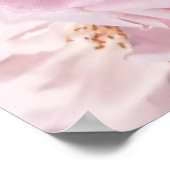 Roze Rozenblaadjes Spiraal van Liefde Digitale Kun Poster (Hoek)