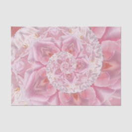 Roze Rozenblaadjes Spiraal van Liefde Digitale Kun Tissuepapier