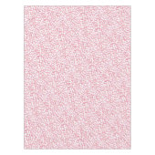 Roze rozenblaadjes tafelkleed (Voorkant)
