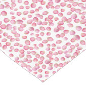 Roze rozenblaadjes tafelloper (Hoek)