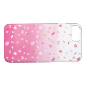 Roze rozenblaadjes Waterverf Ombre Case-Mate iPhone Case (Achterkant (Horizontaal))