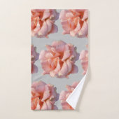 roze rozenbloem bad handdoek (Handdoek)