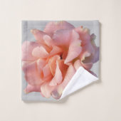 roze rozenbloem bad handdoek (Wasdoekje)