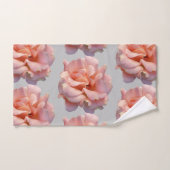 roze rozenbloem bad handdoek (Handdoek)