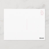  Roze Rozenbloem Bloemen Bloemen Briefkaart (Achterkant)