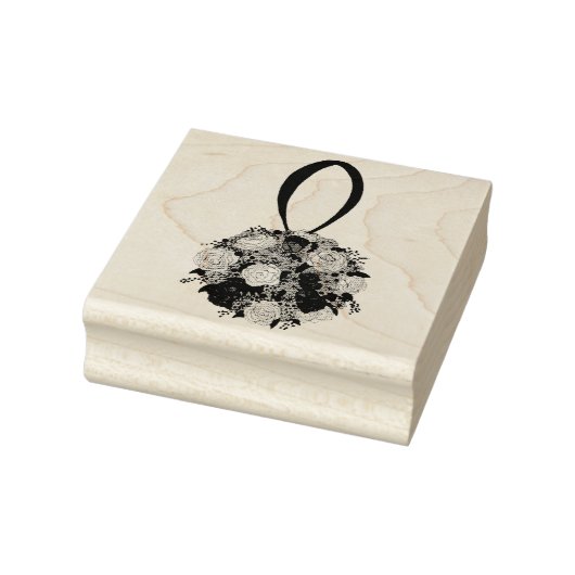 Roze rozenbloem - bruid Bouquet bruiloft Shower Rubberstempel (Stempel)
