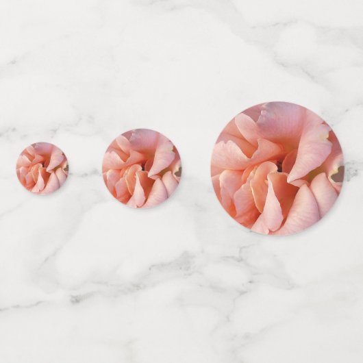 roze rozenbloem confetti (Achterkanten)