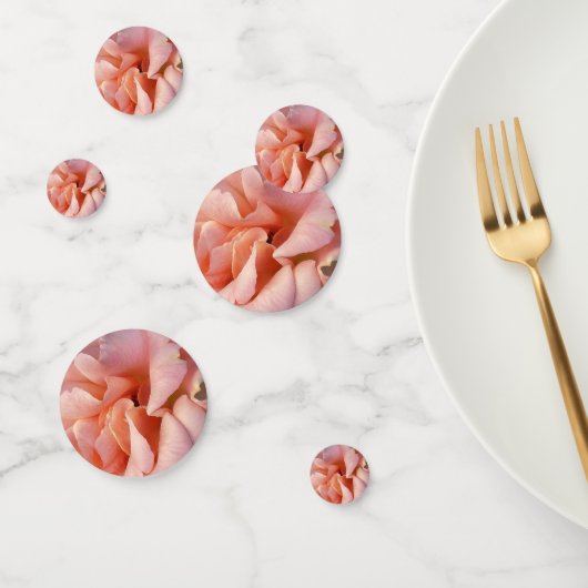 roze rozenbloem confetti (Groep)
