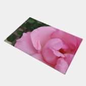 Roze rozenbloem deurmat (Schuin)