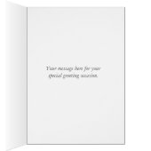 roze rozenbloem in de blauwe lucht . Gelukkige ver (Binnen (Rechts))