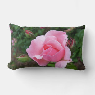 roze rozenbloem kussen