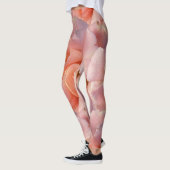 roze rozenbloem leggings (Links)