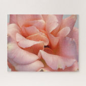 roze rozenbloem legpuzzel (Horizontaal)