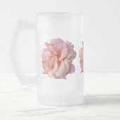 roze rozenbloem matglas bierpul (Links)