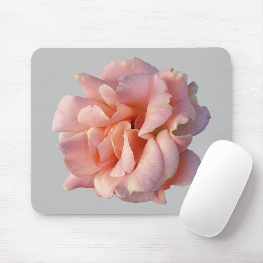 roze rozenbloem muismat (Met muis)